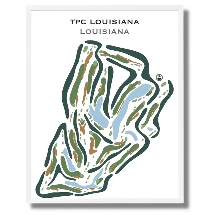 TPC Louisiana Golf Course, Louisiana – Printed Golf Courses