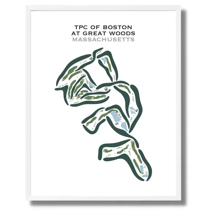TPC of Boston at Great Woods, Massachusetts – Printed Golf Courses