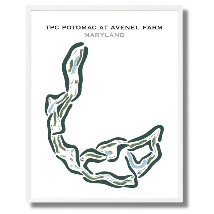 TPC Potomac at Avenel Farm, Maryland – Printed Golf Courses