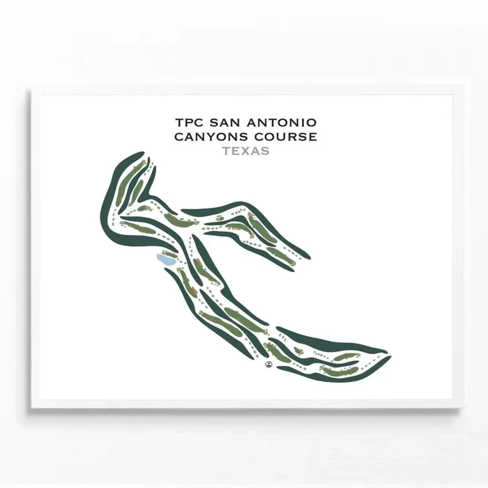 TPC San Antonio Canyons Course , Texas – Printed Golf Courses