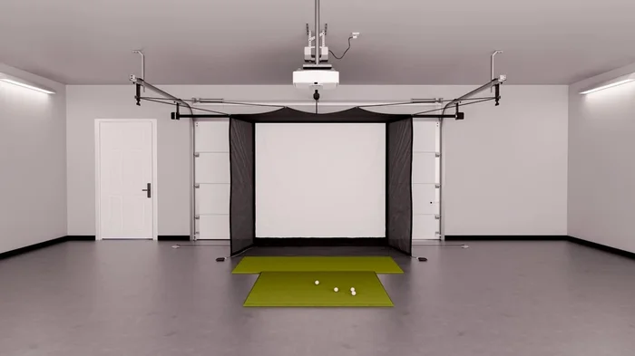 Trackman iO Garage Golf Simulator Package