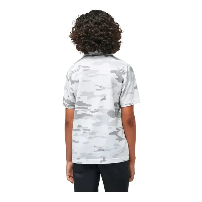 Travis Mathew Junior Boys Heater Camo Polo