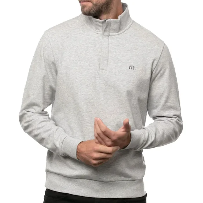 TravisMathew Men’s Cloud 1u002F4 Zip 2.0 Pullover