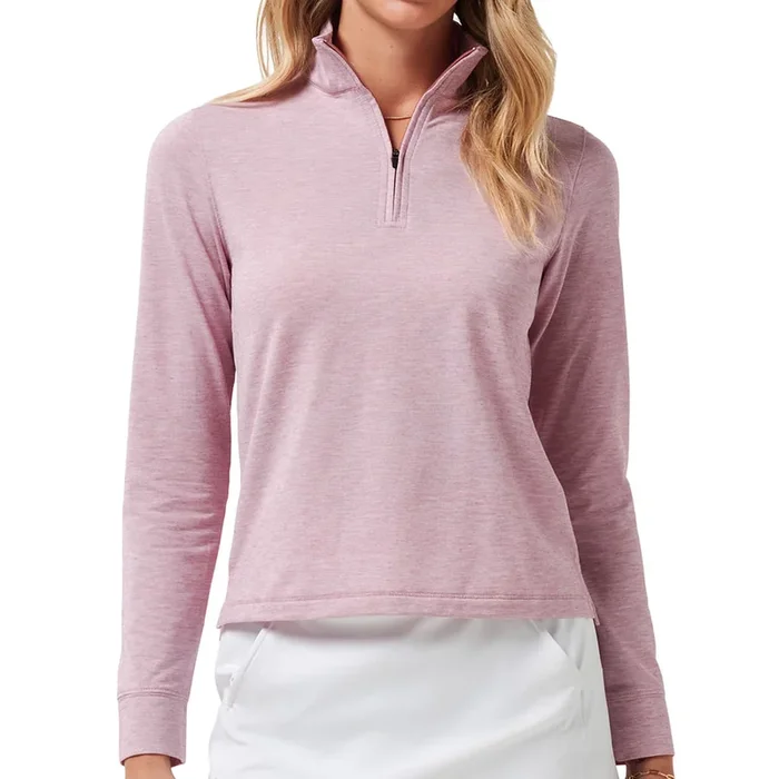 TravisMathew Women’s Featherweight Active 1u002F4 Zip Pullover