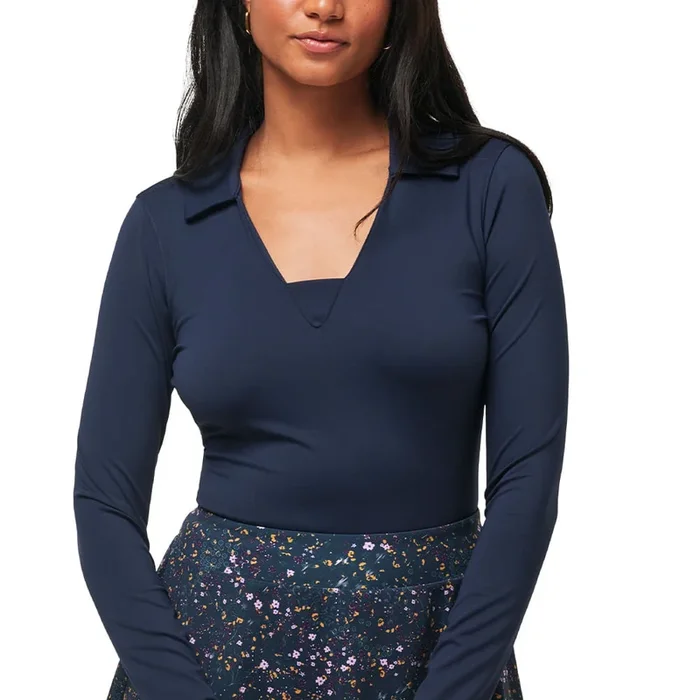 TravisMathew Women’s Where It Counts Long Sleeve Polo