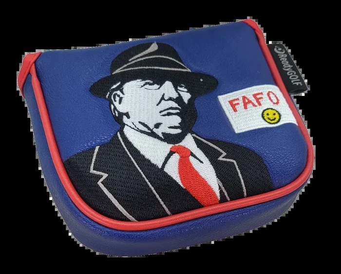 Trump FAFO Embroidered Putter Cover by ReadyGOLF – Mallet
