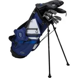 U.S. Kids Tour Series TS5-57 10 Club Combo Shafts Junior Golf Set – Navy/White