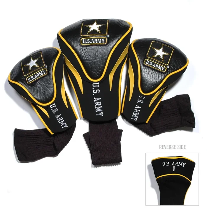 U.S. Military Golf Headcovers (3-Pack) – Driver & Fairway Set, Get Enlisted