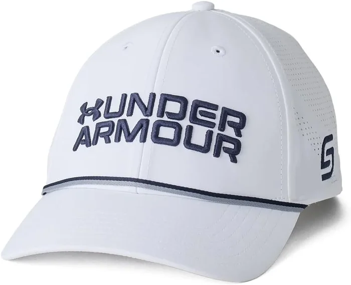 Under Armour JS Drive Rope Golf Hat for Men, One Size, White, One Size, White, One Size