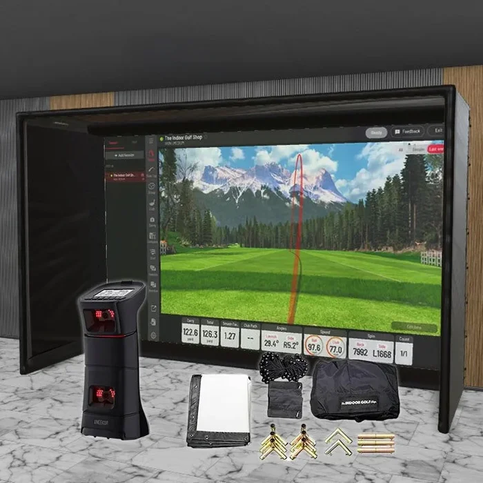 Uneekor EYE Mini SIG DIY Golf Simulator Studio Package