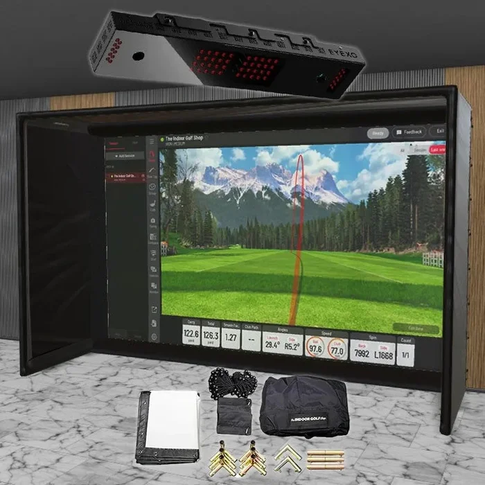 Uneekor EYE XO SIG DIY Golf Simulator Studio Package