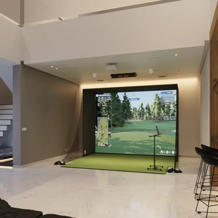 Uneekor EYE XO SwingBay Golf Simulator Package