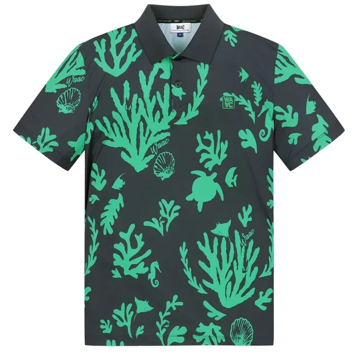 WAAC Men’s Athletic Fit Ocean Polo Shirt