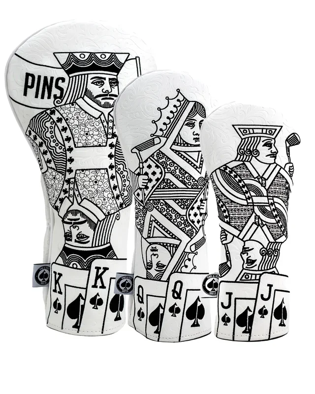 Whiteout Royal Flush Headcover Set