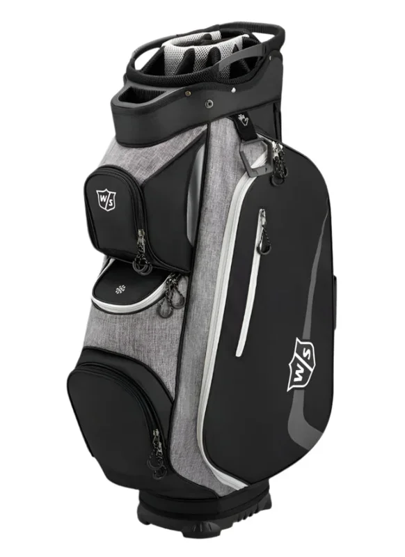 Wilson Mens Staff Xtra Golf Cart Bag Grey