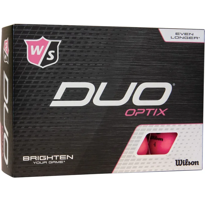 Wilson Staff Duo Soft Optix Pink Golf Balls