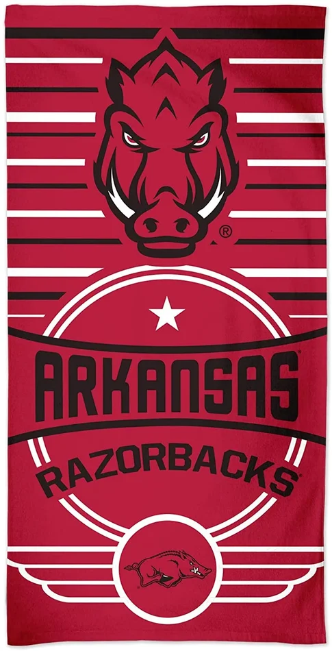 WinCraft Arkansas Razorback Beach Towel 30″ X 60″