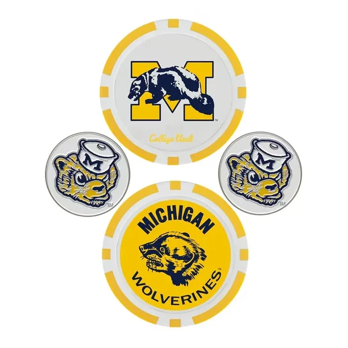 WinCraft NCAA Michigan Wolverines Ball Marker Set