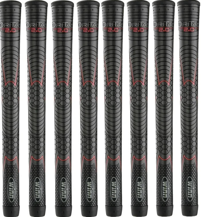 Winn Dri-Tac Black Golf Grips Pack of 8