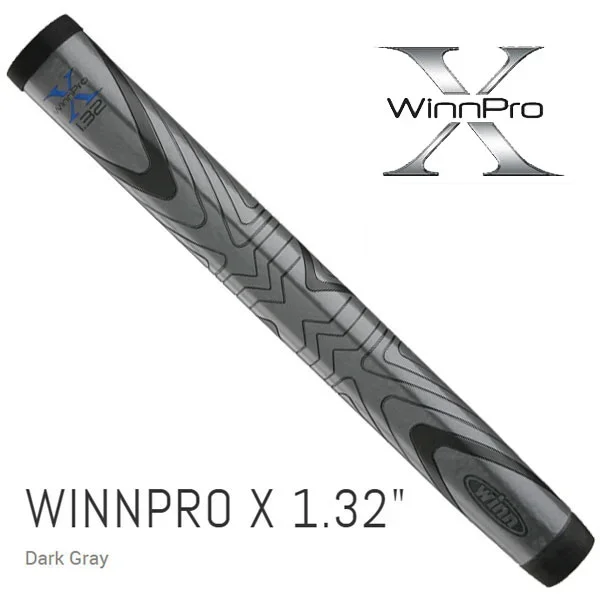 Winn Pro X 1.32″ Dark Gray Putter Grip