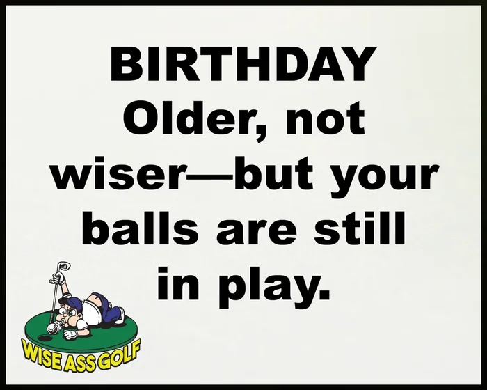 Wise Ass Saying- Birthday – Option 2