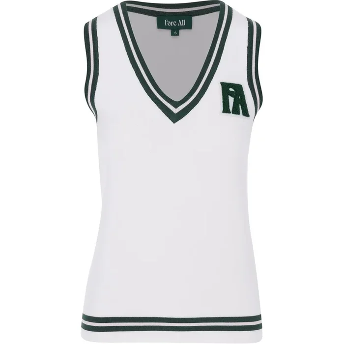 Women’s Jen Sweater Vest – FA Logo
