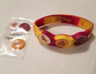 WristSkins Golf Ball Marker Bracelet, Arizona Sun Devils, College Team,Small, Medium, Large